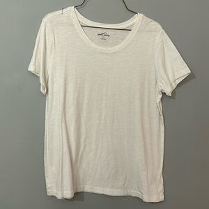 Women’s Eddie Bauer off white shirt size L great condition